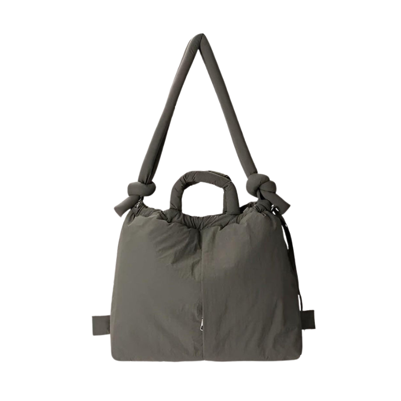 Maria – Gepolsterte Nylon-Handtasche mit großem Fassungsvermögen