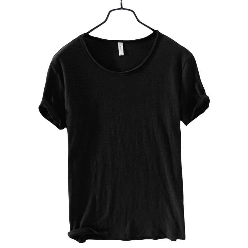 Brian – Leichtes Baumwoll-T-Shirt mit Rundhalsausschnitt