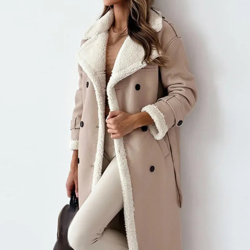 Valdric – Langer Wintermantel mit gerader Silhouette