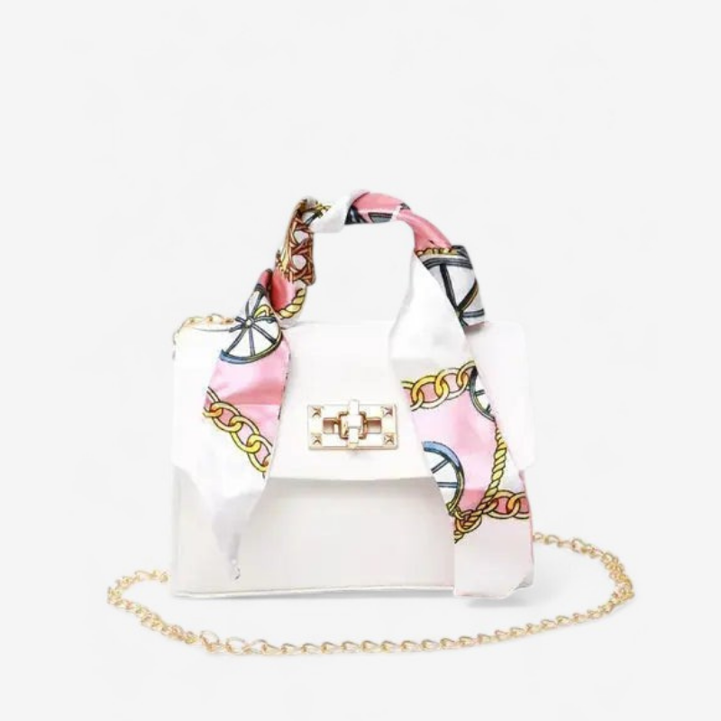 Sophia – Handtasche mit Klappenverschluss und Kettenakzent