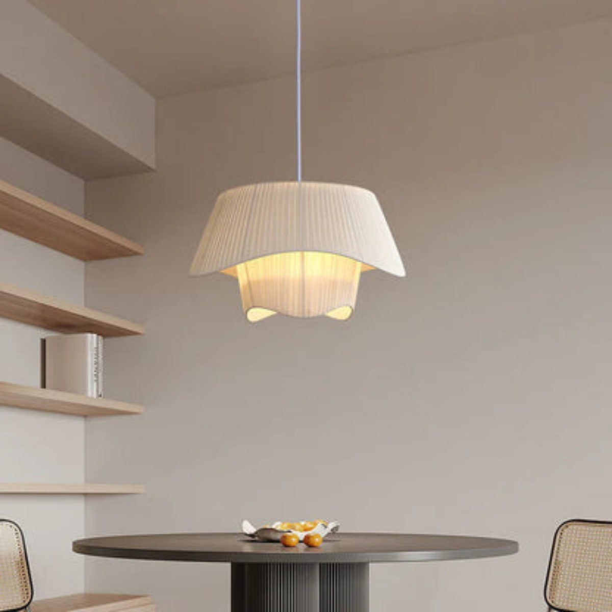 LumoWeave – Skandinavische Deckenlampe mit minimalistischem Rahmen