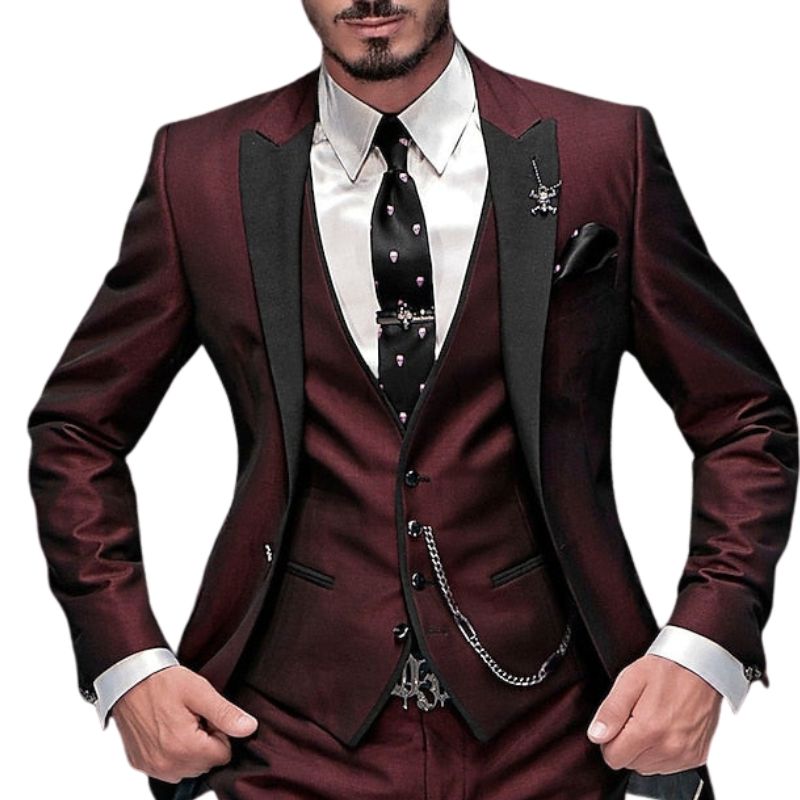 Ethan – Dreiteiliger Anzug mit Blazer, Weste und Hose