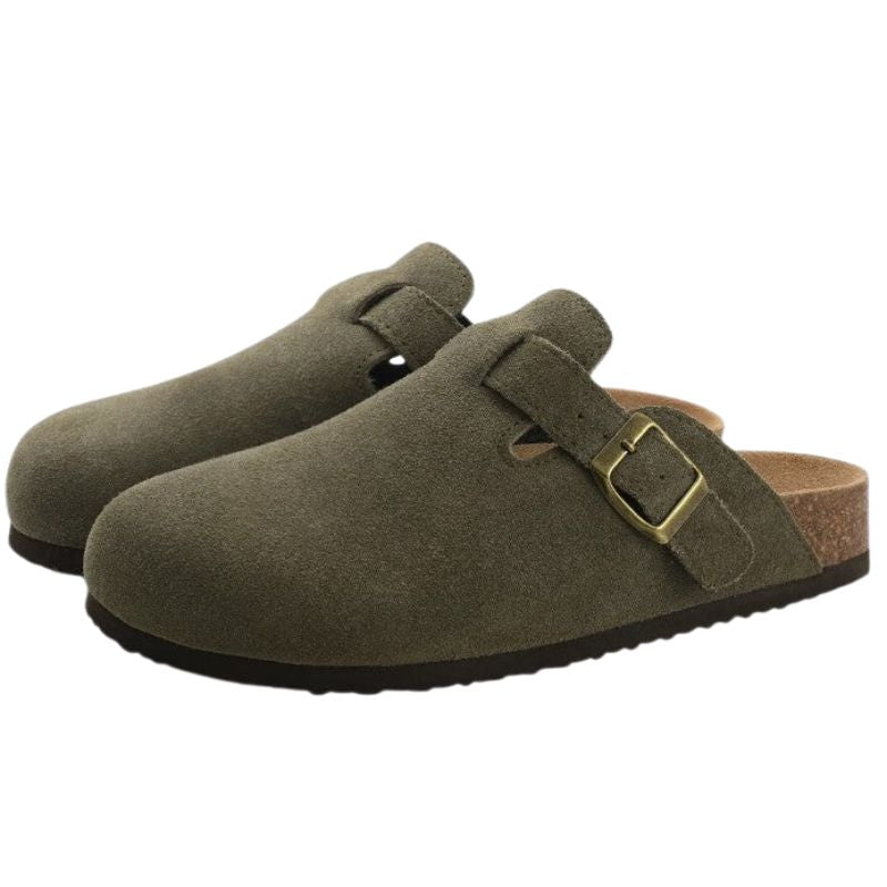 Lisa – Slip-On-Slippers mit verstellbarem Schnallenverschluss