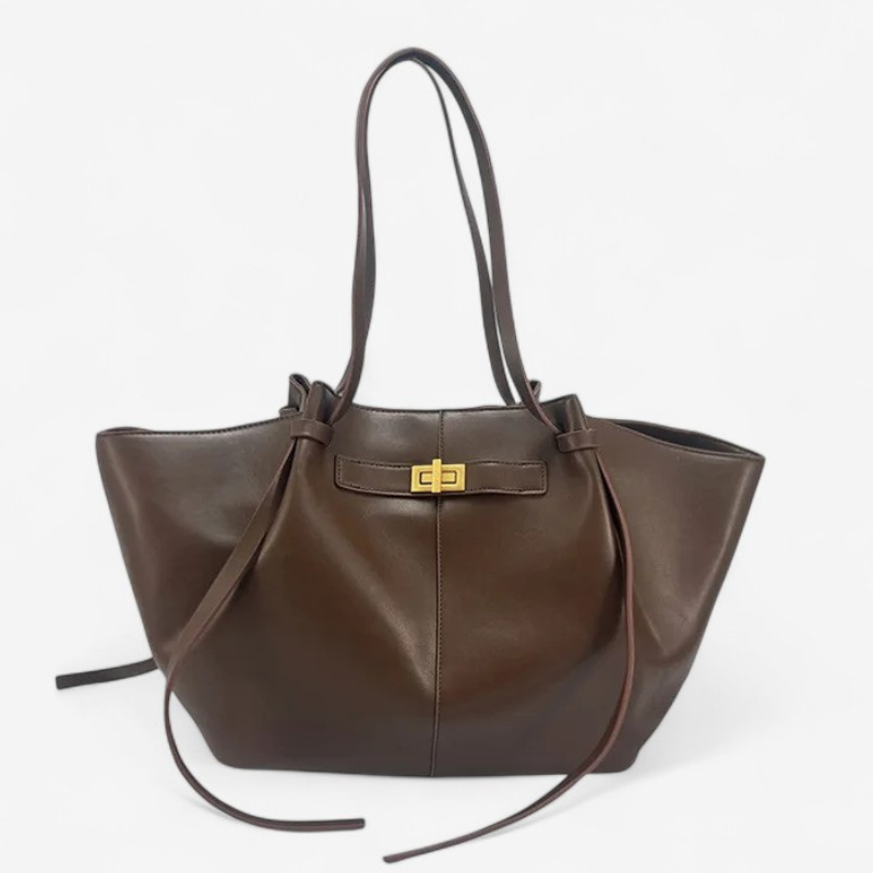 Velmira – Moderne Schultertasche mit Metallverschluss