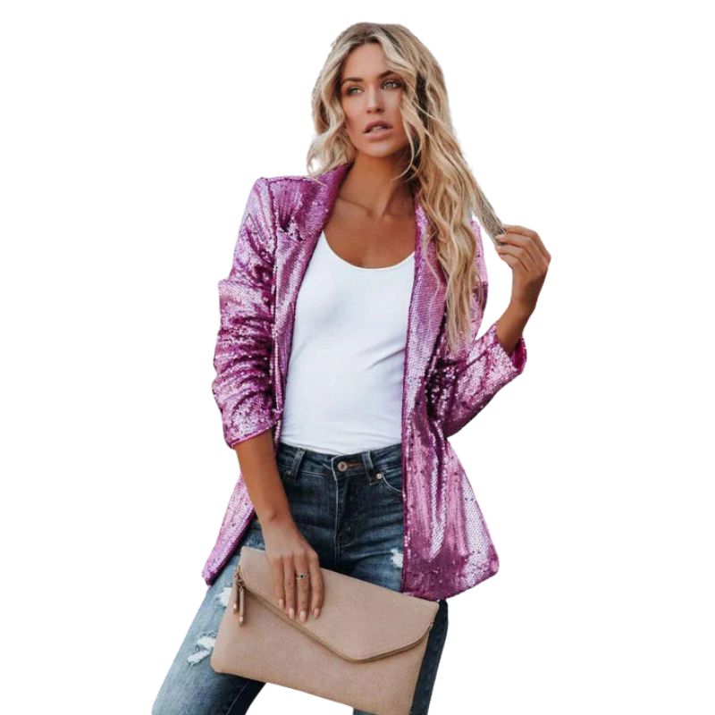 Laura – Langarm-Blazer mit offener Vorderseite