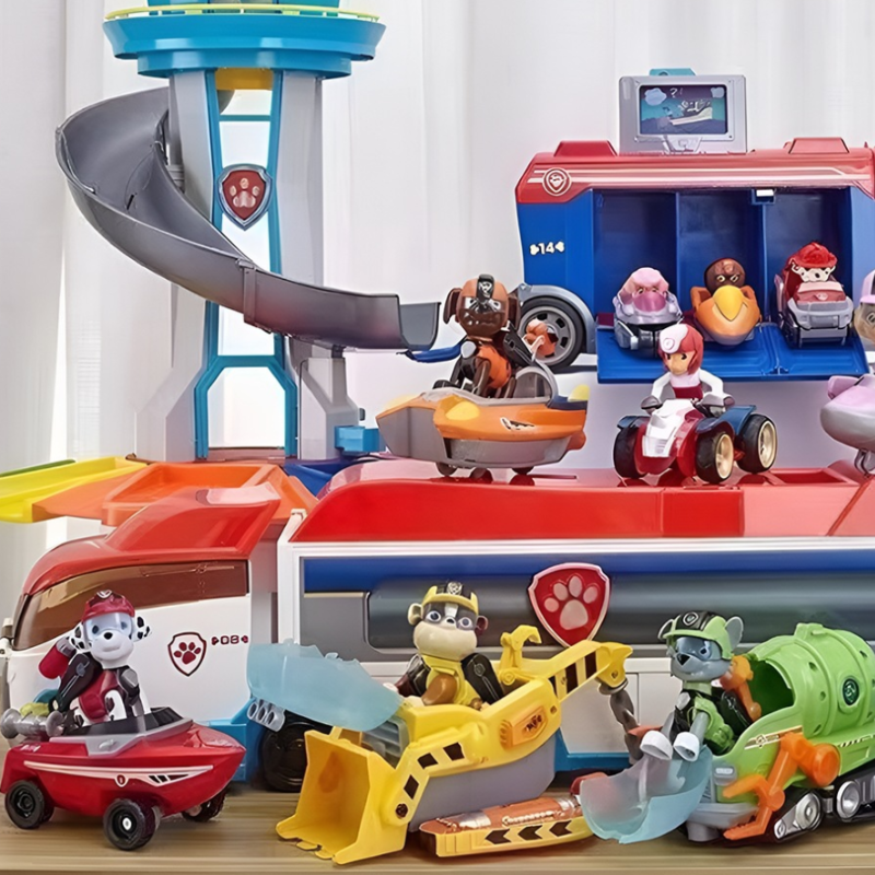 PlayNest – Turm-Spielset mit Fahrzeugen und Figuren
