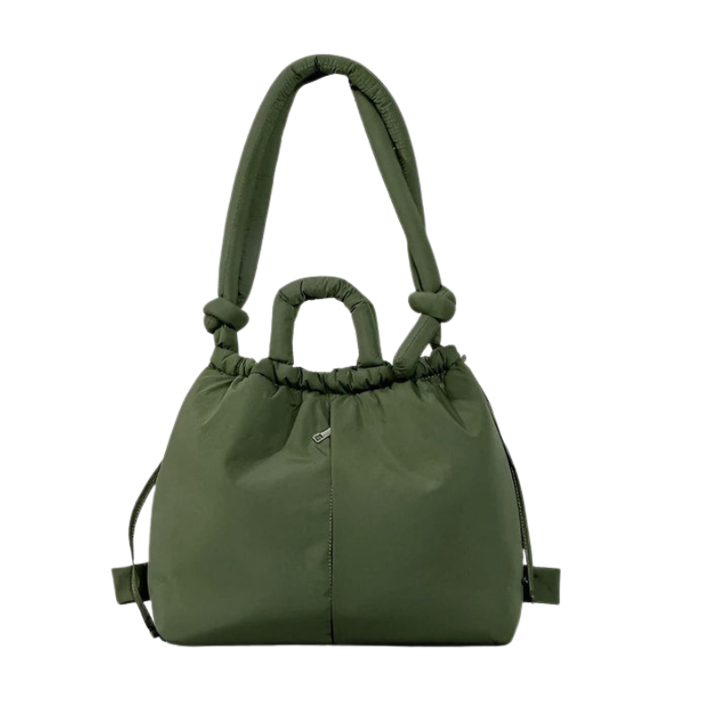 Maria – Gepolsterte Nylon-Handtasche mit großem Fassungsvermögen