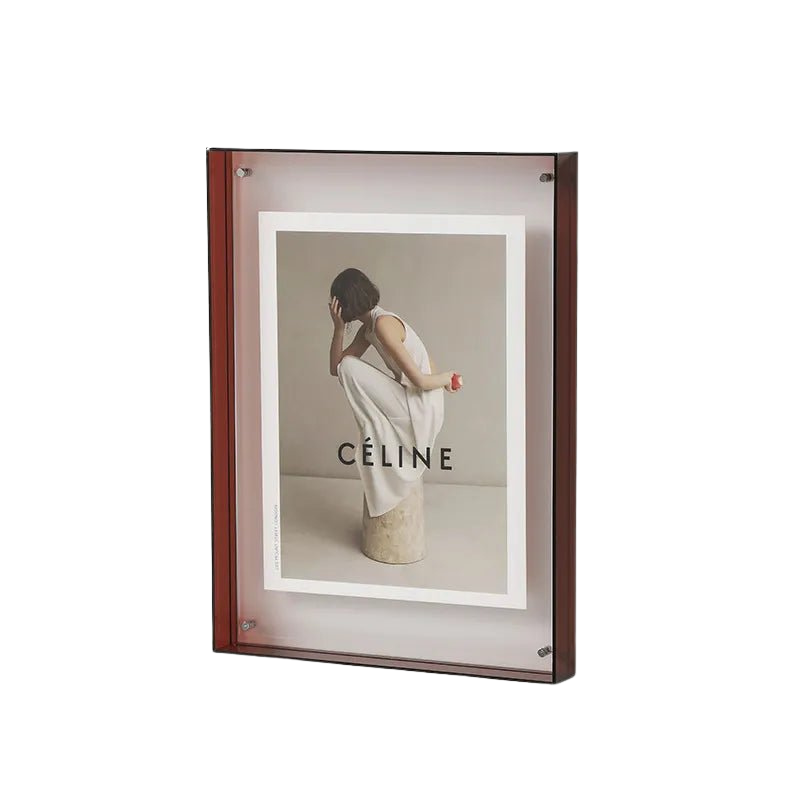 GlassAura – Transparenter schwebender Bilderrahmen
