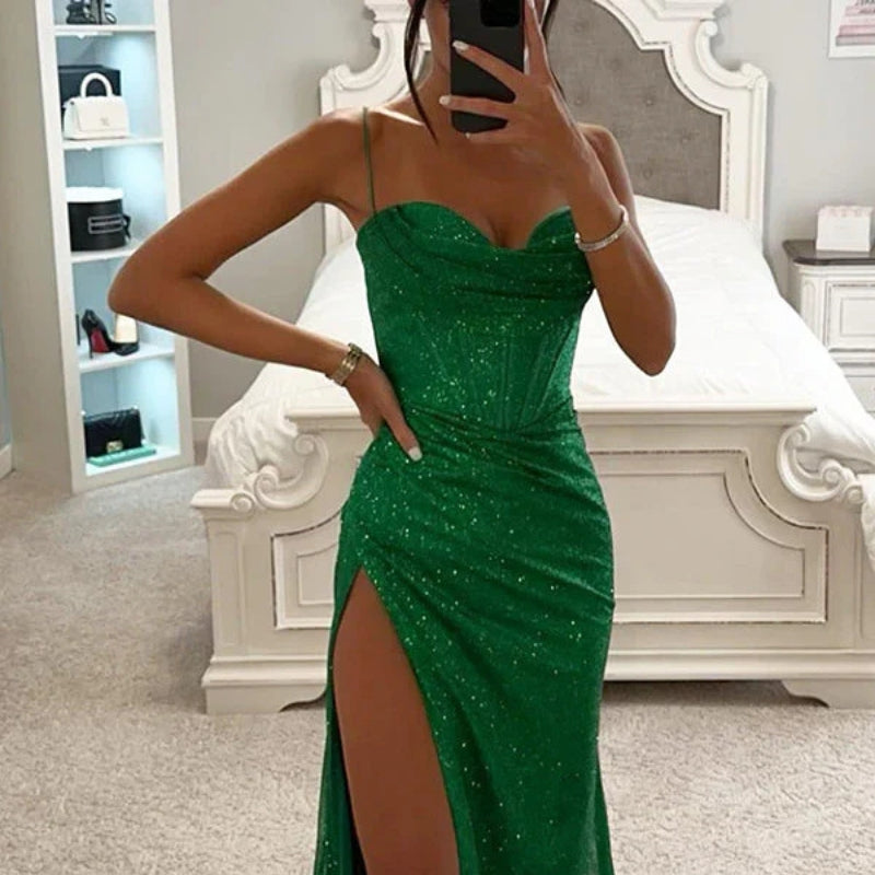 Anna – Ärmelloses Bodycon-Kleid mit Seitenschlitz