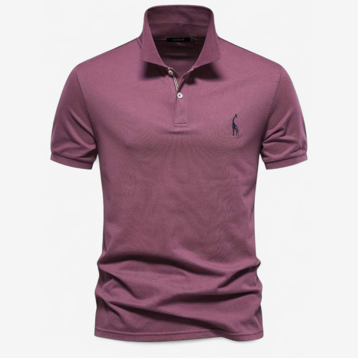 Julian – Slim-Fit-Poloshirt mit gestreiftem Kragen