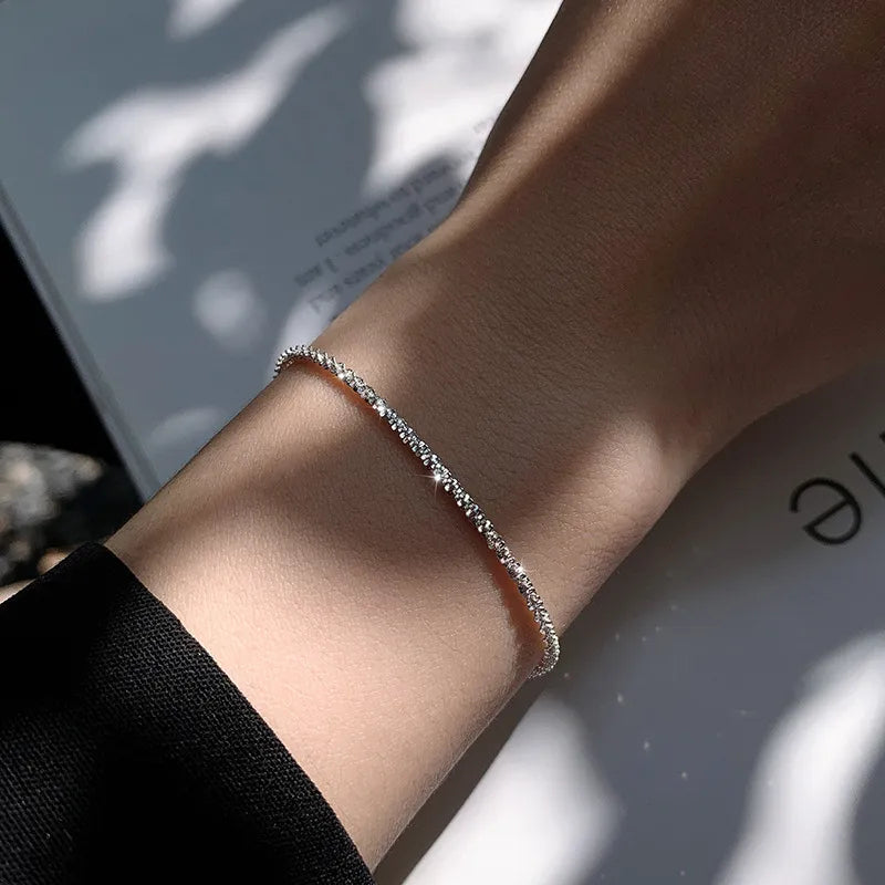 Isabella – Armband aus Sterlingsilber mit Strang-Design