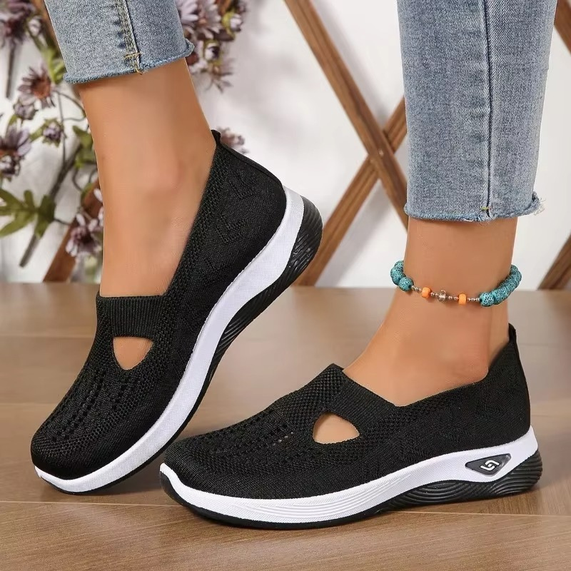 Ella – Strick-Sneaker mit Weicher Sohle und Mesh-Design