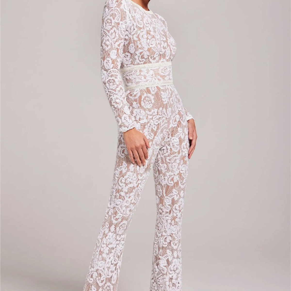 Novae – Bodysuit mit langen Ärmeln und Rundhalsausschnitt