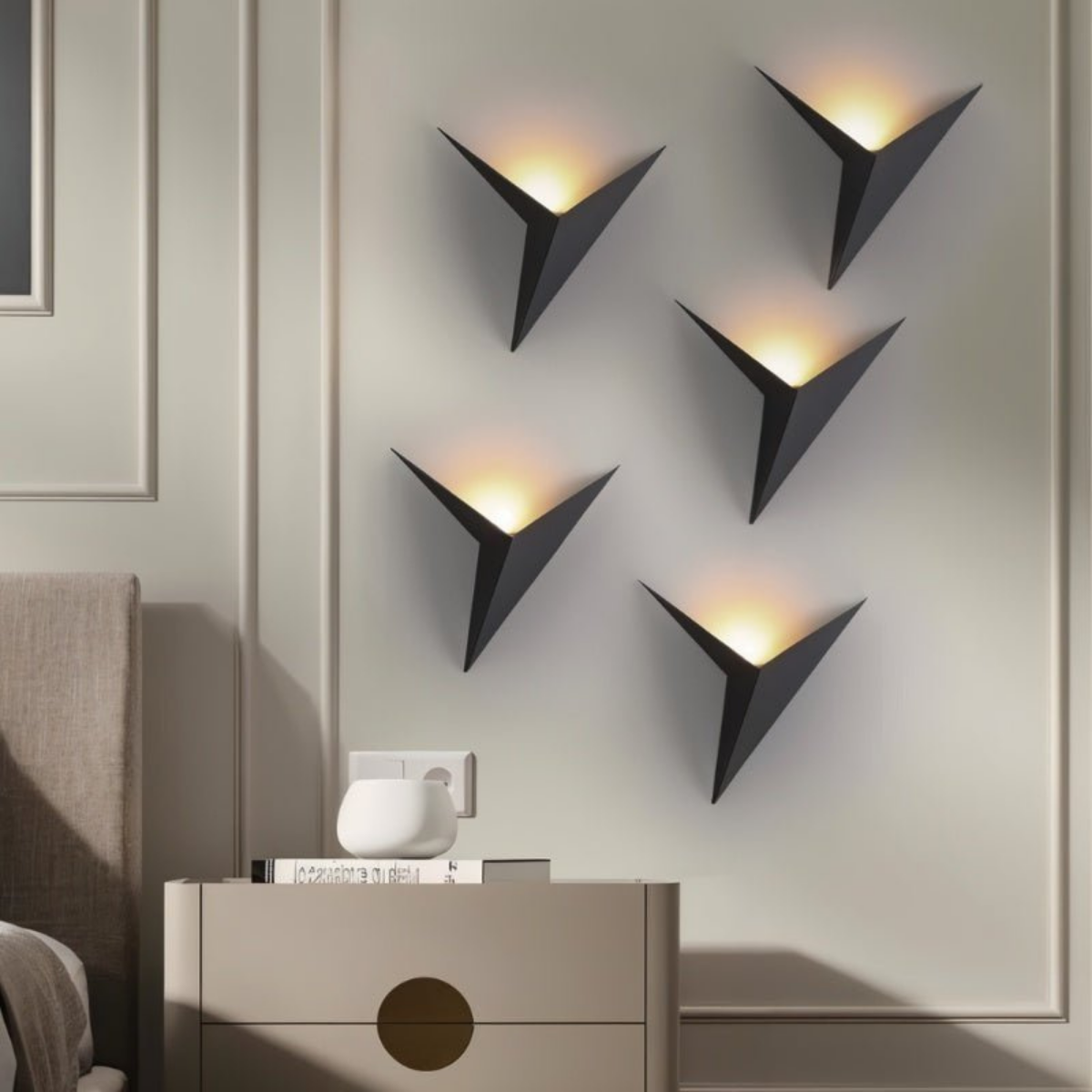 LumoArt – Minimalistische Nova-Wandleuchte mit kompaktem Design