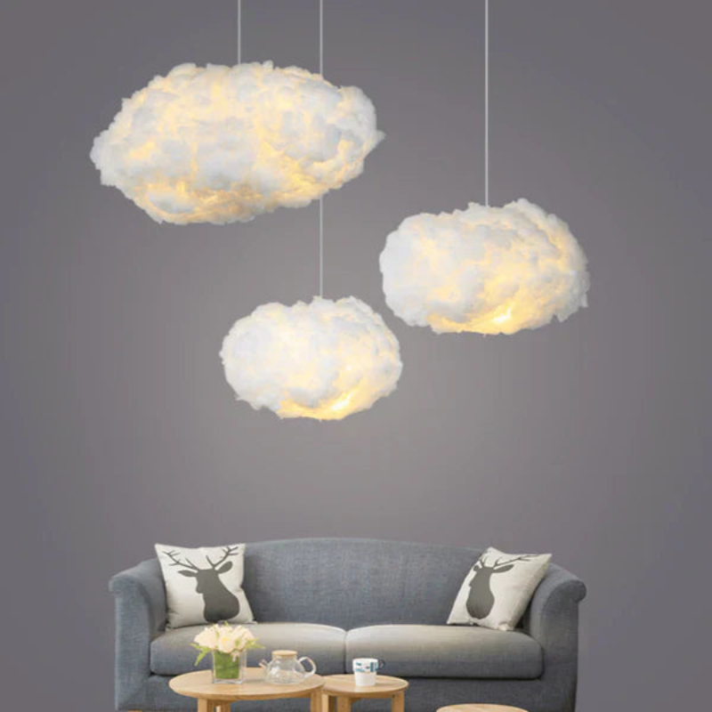 LumiNest – Traumhafte Wolken-Deckenlampe mit beruhigender Atmosphäre