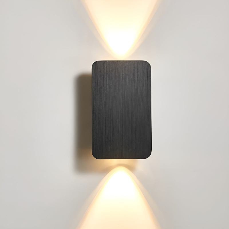 LumeCore – LED-Wandleuchte mit rechteckiger Struktur
