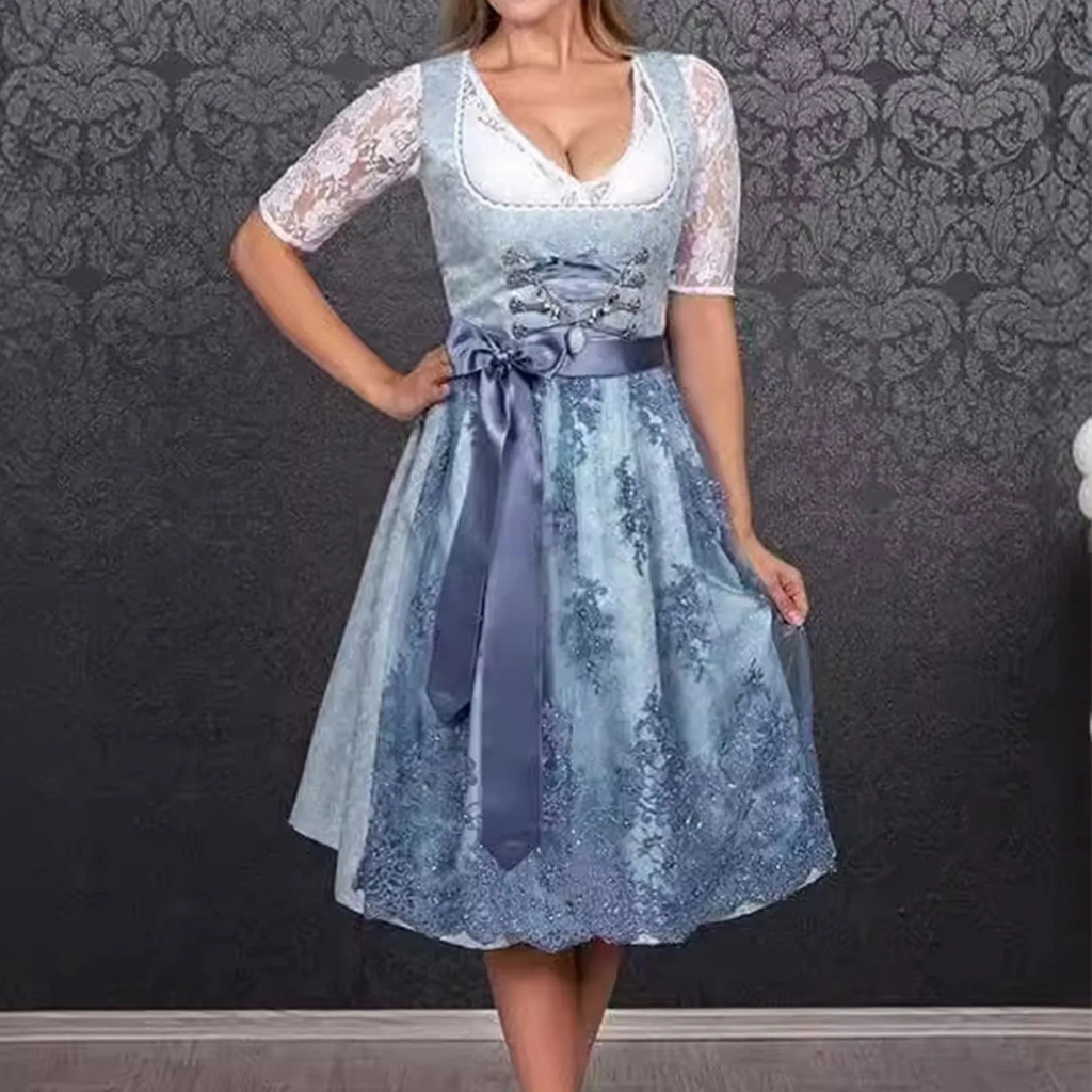 Amy – Ärmelloses Dirndlkleid und knielanger Rock