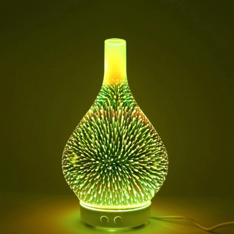 LumoMist – LED-Licht Aroma-Diffusor im modernen Vasen-Design