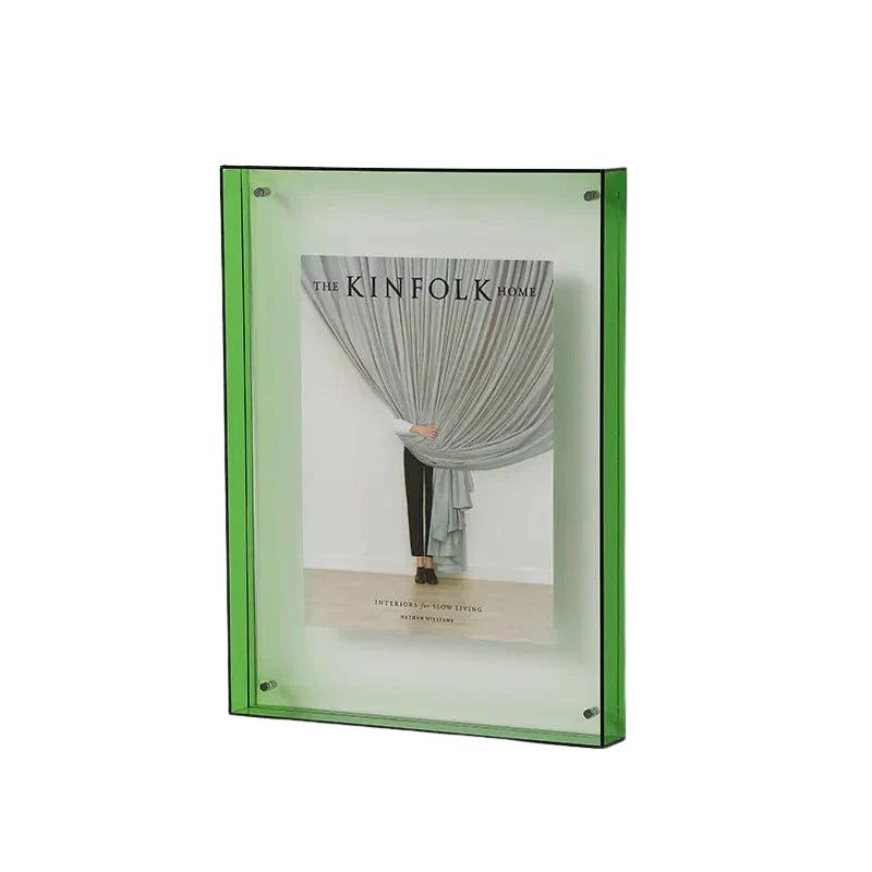 GlassAura – Transparenter schwebender Bilderrahmen