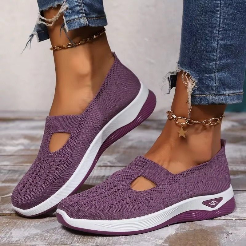 Ella – Strick-Sneaker mit Weicher Sohle und Mesh-Design
