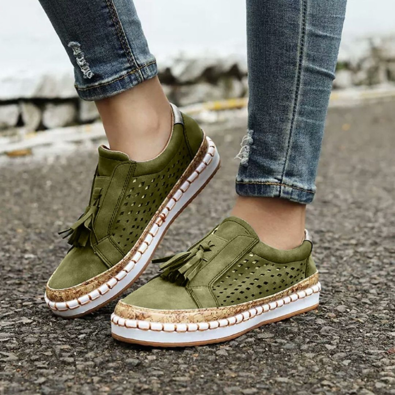 Mira – Slip-On Sneaker mit abgerundetem Zehendesign