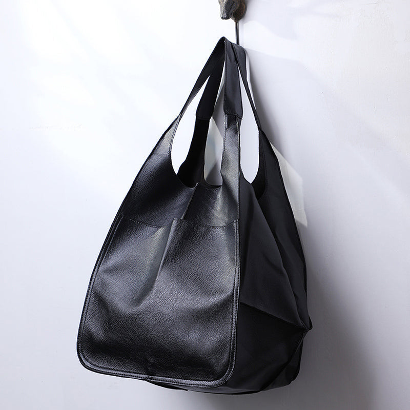 Arlina – Große Leder-Weekender Tasche mit strukturierter Form