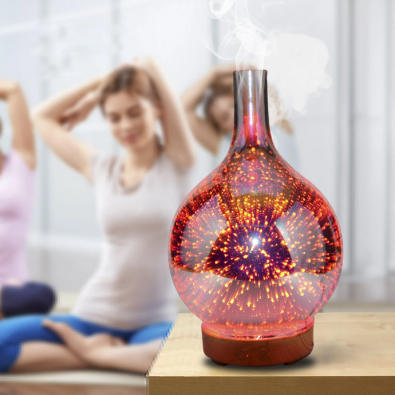 LumoMist – LED-Licht Aroma-Diffusor im modernen Vasen-Design