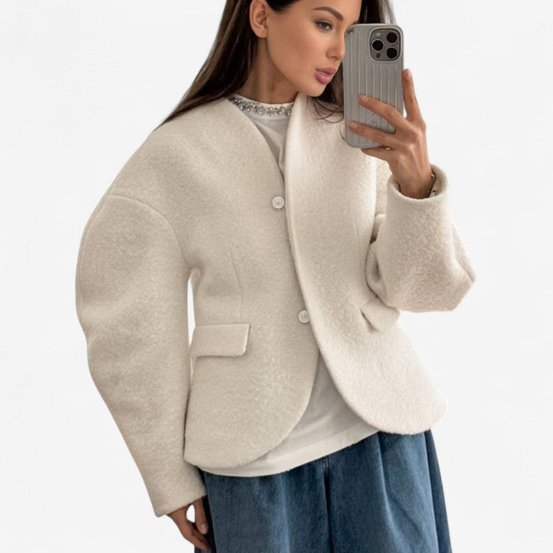 Marie – Jacke mit langen Ärmeln und Taschen