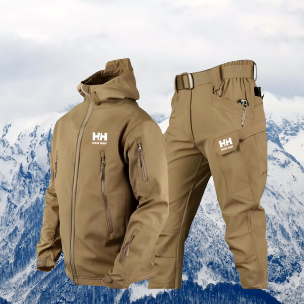 Maren – Kapuzenjacken-Set mit weitem Bein
