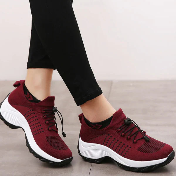 Anna – Ergonomische Sneaker mit Dickem Sohlen-Design