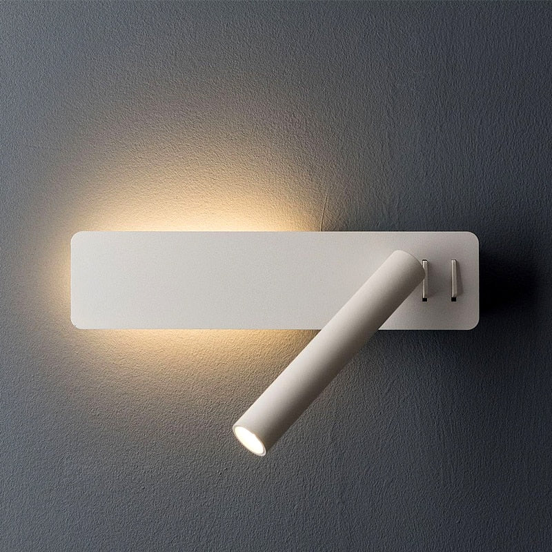LumiAura – Drehbare LED-Wandleuchte mit Wandmontage