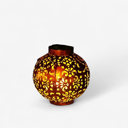 SolarFlare – Vintage-Solar-Gartenleuchte mit wasserdichtem Design