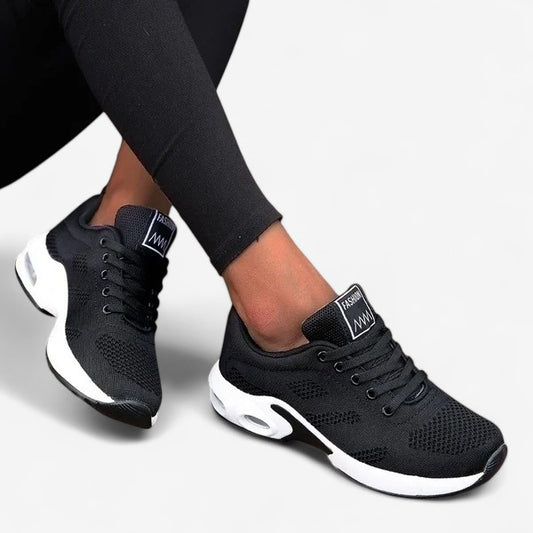 Elora – Plateau-Mesh-Sneaker mit Schnürverschluss