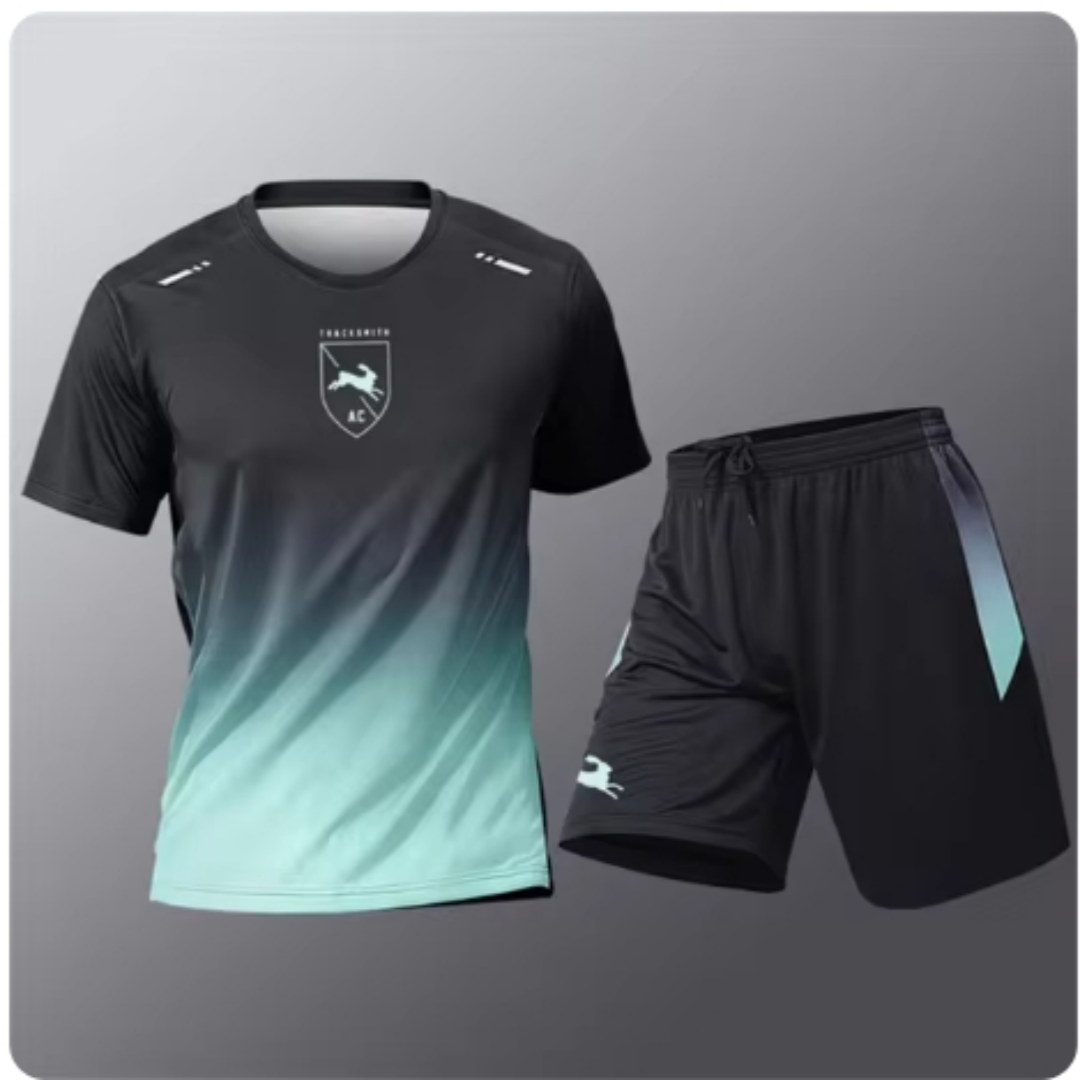 Rynor – Zweiteiliges Set mit bedrucktem Kurzarm-T-Shirt und passenden Shorts