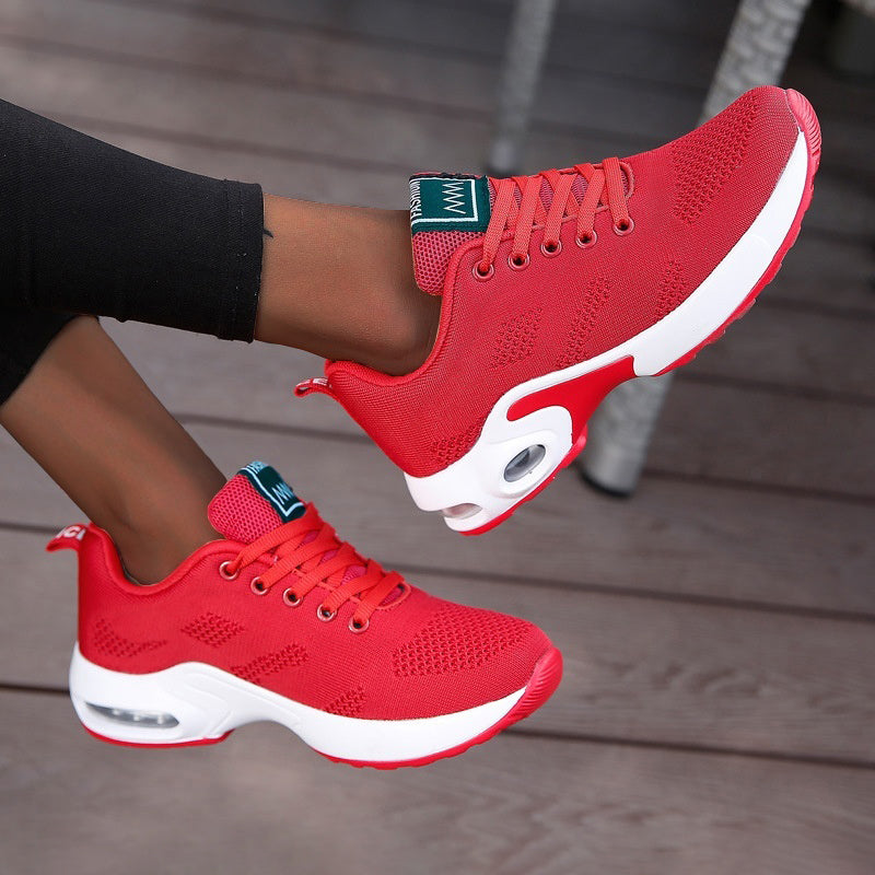 Elora – Plateau-Mesh-Sneaker mit Schnürverschluss
