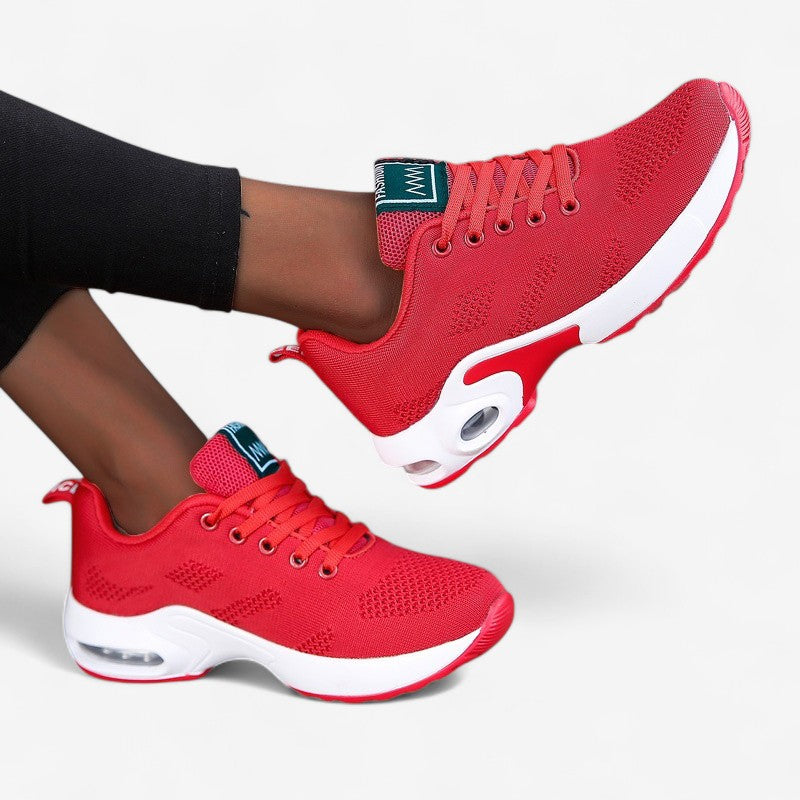Elora – Plateau-Mesh-Sneaker mit Schnürverschluss