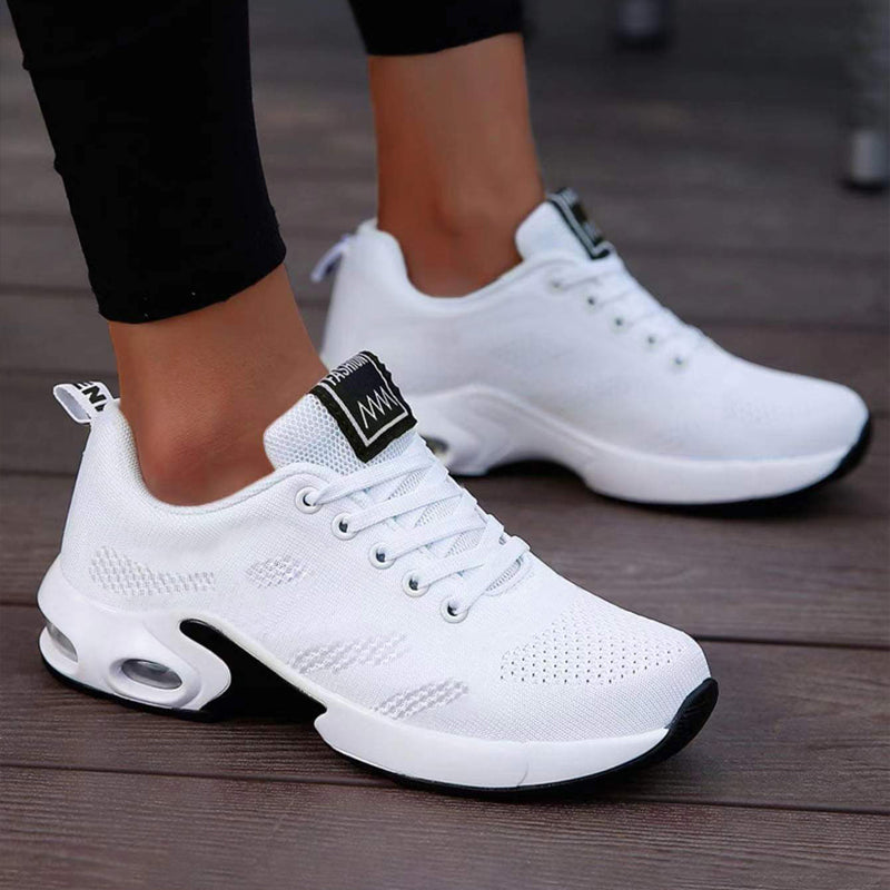 Elora – Plateau-Mesh-Sneaker mit Schnürverschluss