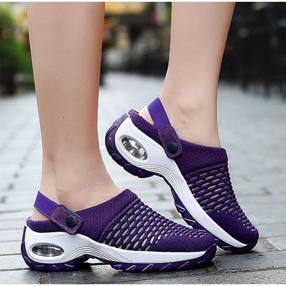 Clara – Stützende Mesh-Clogs mit Fußgewölbe-Komfort