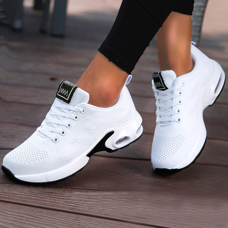 Elora – Plateau-Mesh-Sneaker mit Schnürverschluss