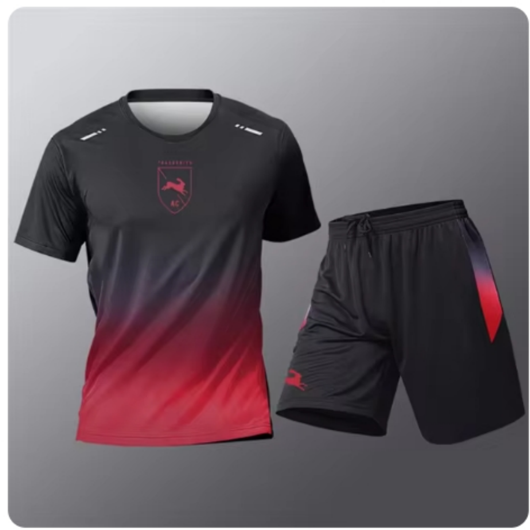 Rynor – Zweiteiliges Set mit bedrucktem Kurzarm-T-Shirt und passenden Shorts