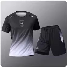 Rynor – Zweiteiliges Set mit bedrucktem Kurzarm-T-Shirt und passenden Shorts