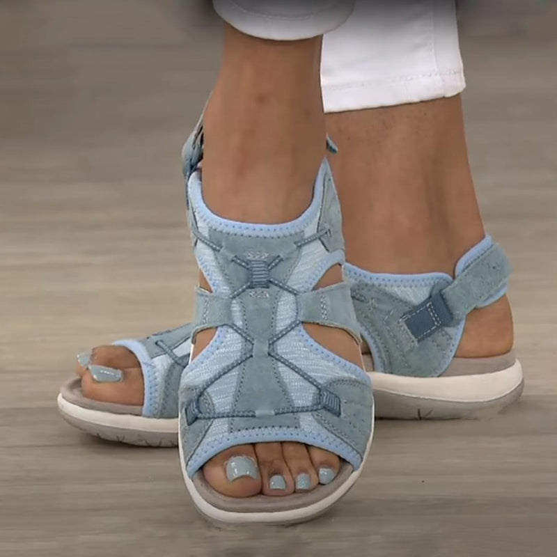Livia – Sandalen mit Verstellbarem Kordelzug und Cut-Out