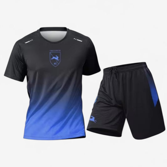 Rynor – Zweiteiliges Set mit bedrucktem Kurzarm-T-Shirt und passenden Shorts