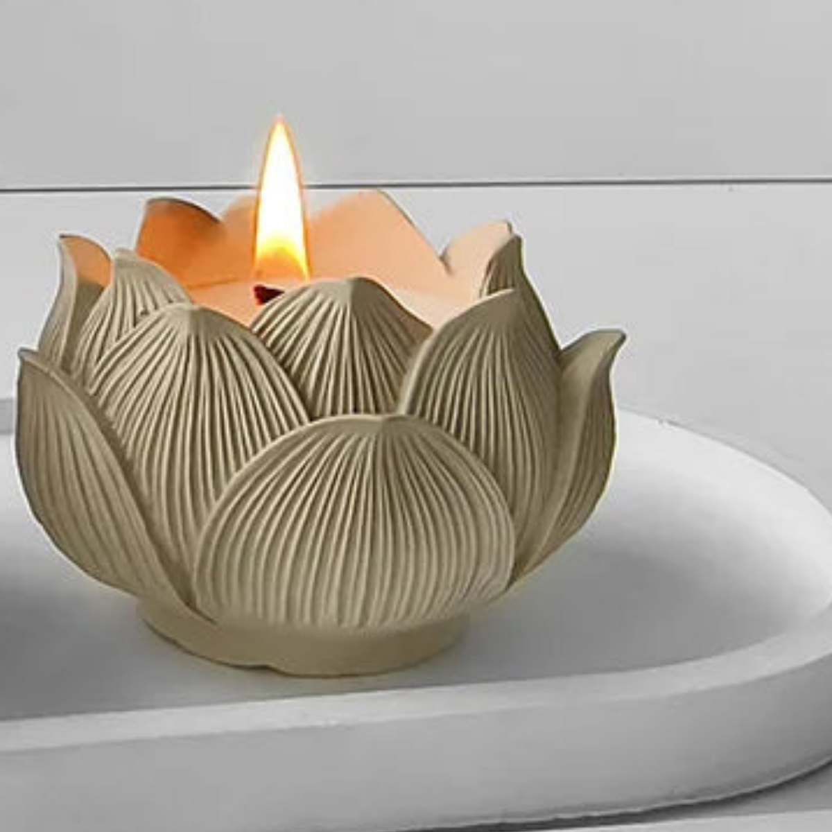 MoldEase – 3D-Silikonform Lotusblume Buddha für DIY-Projekte