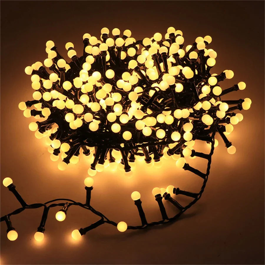 TwinkleLuxe – Wasserdichte LED-Lichterketten für den Außenbereich