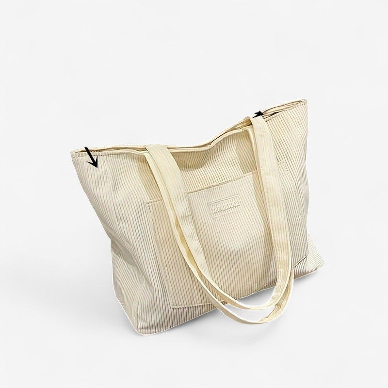 Clara – Cordtasche mit Verstellbarem Schultergurt