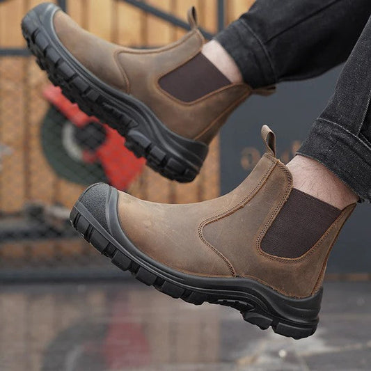 Hugo – Comfortabele Enkellaarzen met Antislip Zool