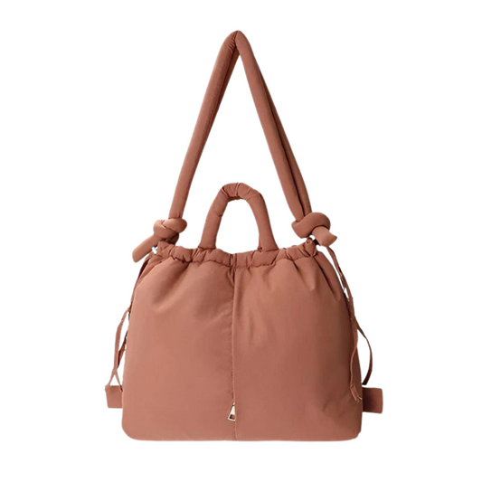 Maria – Gepolsterte Nylon-Handtasche mit großem Fassungsvermögen