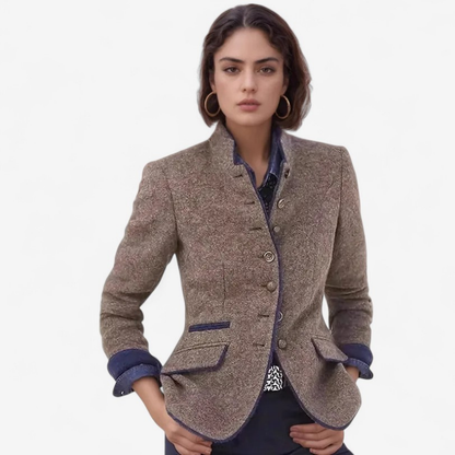 Clara – Cardigan-Cape-Jacke mit Ausgeschnittenen Ärmeln