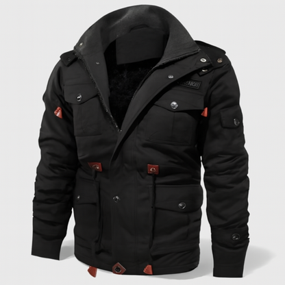 Ethan – Utility-Jacke mit Mehrfachtaschen und Robuster Verarbeitung